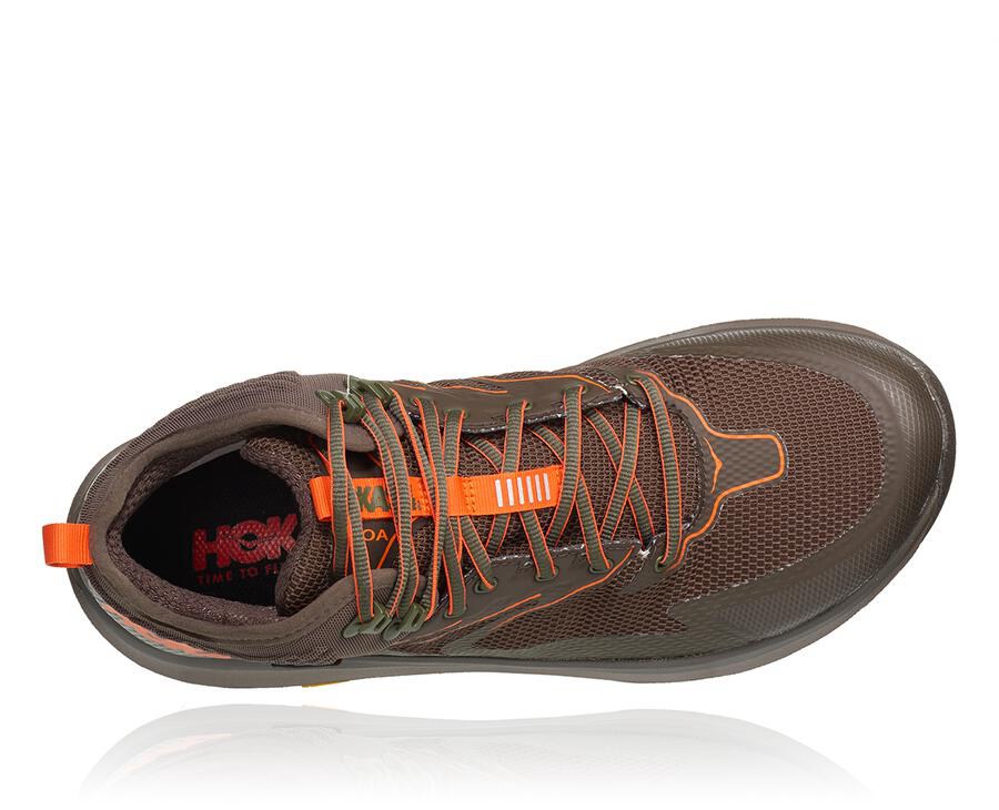 Hoka One One Wandelschoenen Heren - Toa Gore-Tex - Bruin - WV4132708